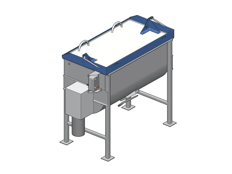 3/4 Yard Batch Mixer isometric view