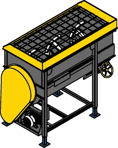 2 Yard Batch Mixer