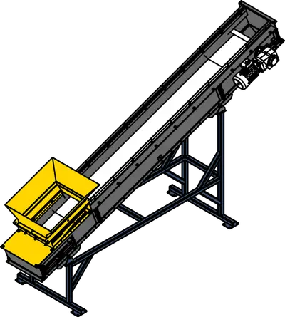 Trough Soil Conveyor