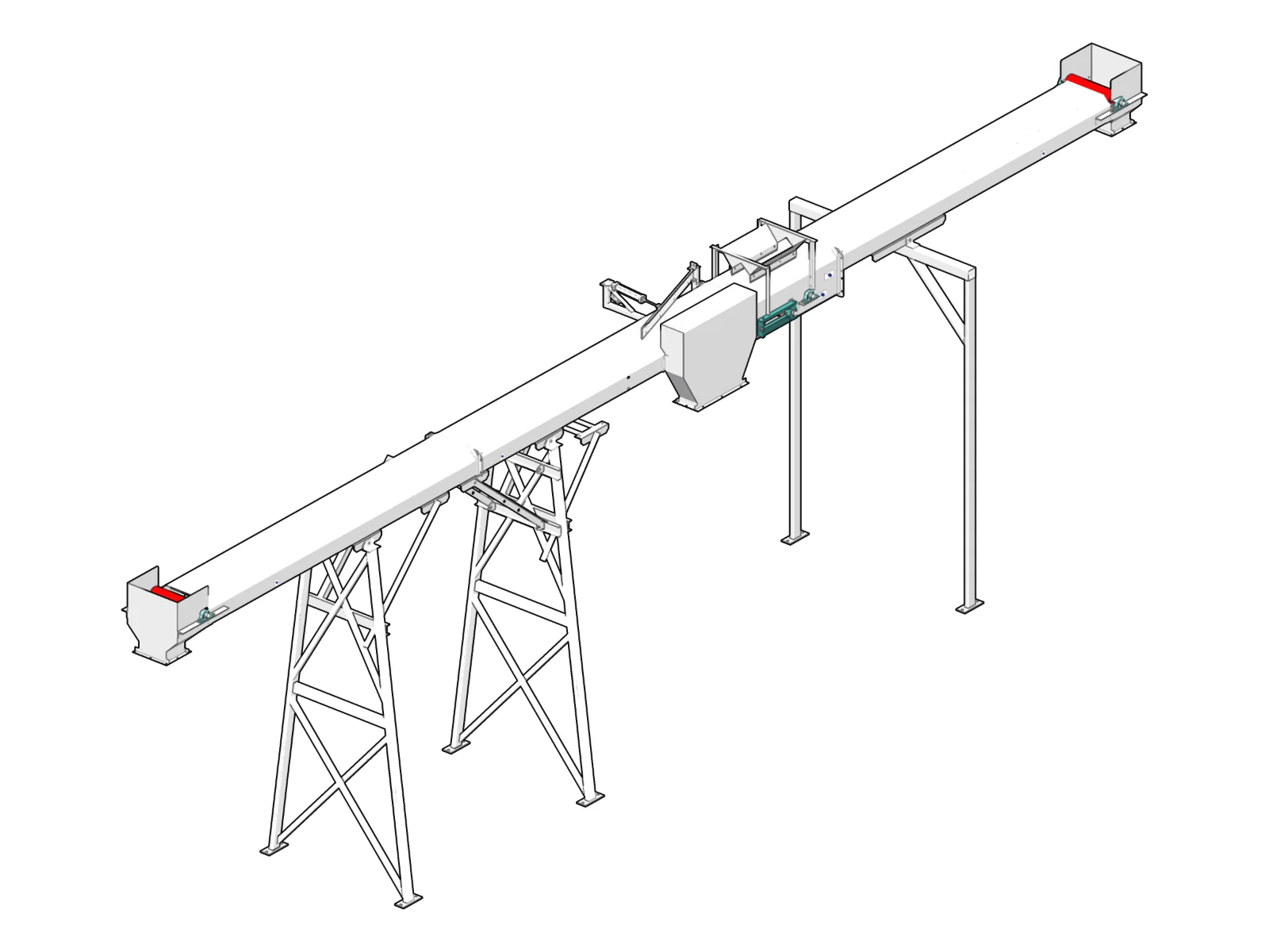 Overhead conveyor layout